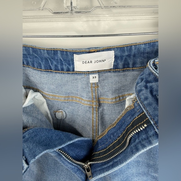 Dear John women’s Ruthie Bermuda super high rise cutoff denim shorts. Size 33 - Picture 5 of 7